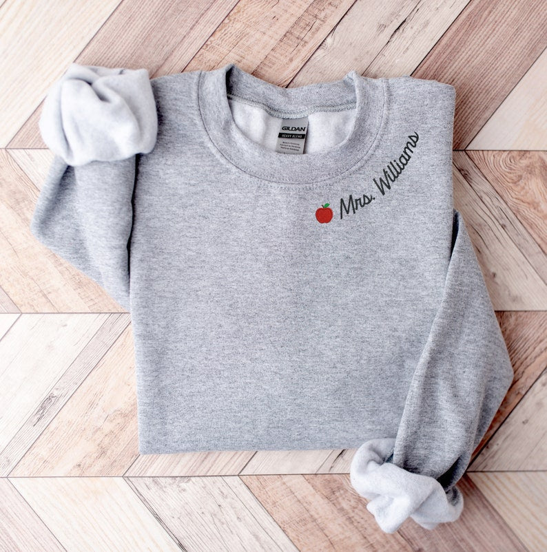 Custom Sweatshirt with Mrs. Embroidered name on neckline. Teacher gifts to show teacher appreciation il_794xN.4867022451_flfa_3cca32d6-8949-4cc5-a810-8ada8c23786f.jpg?v=1743397366