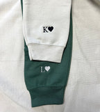 Custom Embroidered Initial Heart Sweatshirt, Initial on Sleeve, Couple Shirt, Anniversary, Couple's Shirt, Custom Embroidered Hoodie. il_794xN.4870904516_ks96.jpg