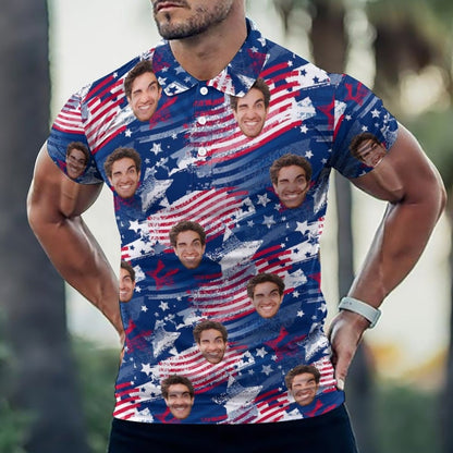Custom Polo Shirt for Men, Personalized Short Sleeve Golf Shirt with Picture Logo Face Photo US Flag Printed Polo Shirt Independence Day il_794xN.4878479022_ck3t.jpg