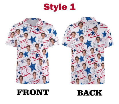 Custom Polo Shirt for Men, Personalized Short Sleeve Golf Shirt with Picture Logo Face Photo US Flag Printed Polo Shirt Independence Day il_794xN.4878507868_n6d2.jpg