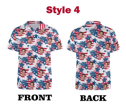 Custom Polo Shirt for Men, Personalized Short Sleeve Golf Shirt with Picture Logo Face Photo US Flag Printed Polo Shirt Independence Day il_794xN.4878507994_rvxq.jpg