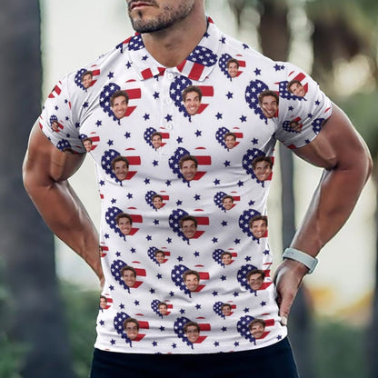 Custom Polo Shirt for Men, Personalized Short Sleeve Golf Shirt with Picture Logo Face Photo US Flag Printed Polo Shirt Independence Day il_794xN.4926748887_tycx.jpg