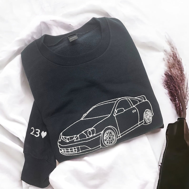 Personalized embroidered custom car with photo shirt - Handmade shirt il_794xN.4950636750_ddju.jpg