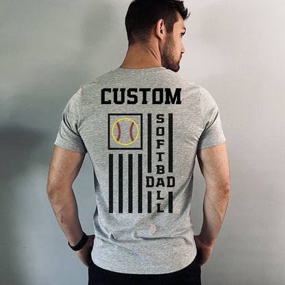 Custom Softball Shirt For Dad, Personalized T-Shirt For Coach Gift For Husband Game Day Tee For Men, Fathers Day Tshirt for Sports Dad Idea il_794xN.4959022808_lfy8.jpg