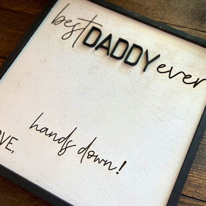 Custom Father's Day Gift, Handprint Kid, Best Dad Ever, Hands Down Sign, DIY Handprint Sign, Perfect Present for Dad, Papa, Daddy, Grandpa il_794xN.4977623281_s4vc.jpg