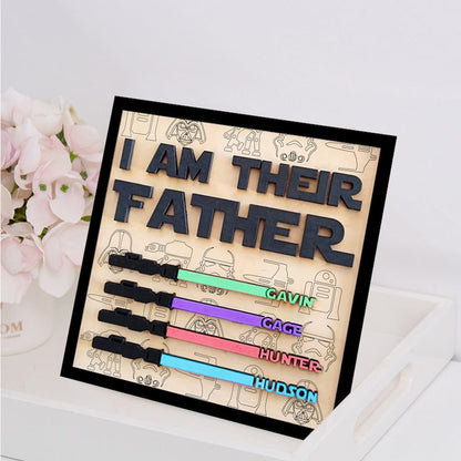 I Am Their Father Sign, Personalized Gift for Dad, Custom Lightsaber Sign, Fathers Day Gift, Personalized Gift, Wooden Plaque, Birthday Gift il_794xN.4991391309_irxa.jpg