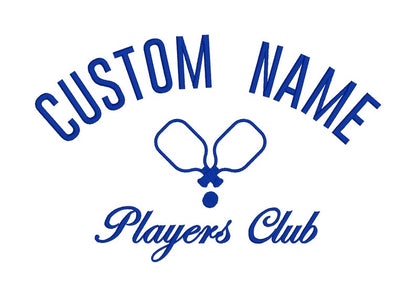 Personalized Pickleball League Sweatshirt, Vintage Style Pickleball Sweatshirt, Embroidered Preppy Style, Pickleball Lover Gift, Pickle Ball