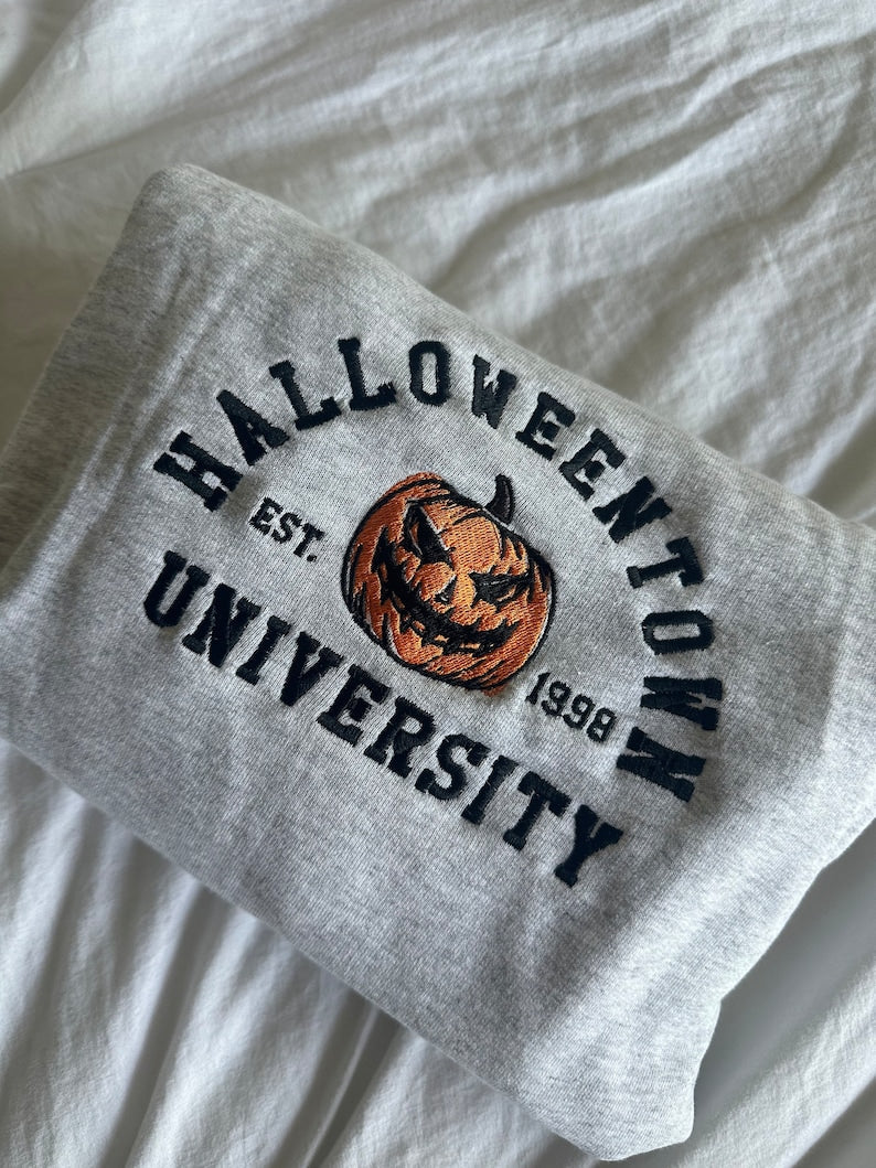 Halloweentown University Embroidered Sweatshirt | Fall Sweater | Halloweentown Crewneck | Halloween Sweatshirt | Halloweentown University il_794xN.5075589208_o11u.jpg