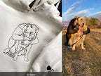 Custom Embroidered Dog Dad Hoodie with Portrait from Photo, Embroidered Photo Sweatshirt, Outline Embroidered Sweatshirt, Portrait Hoodie il_794xN.5078606742_5yp4.jpg?v=1743397407