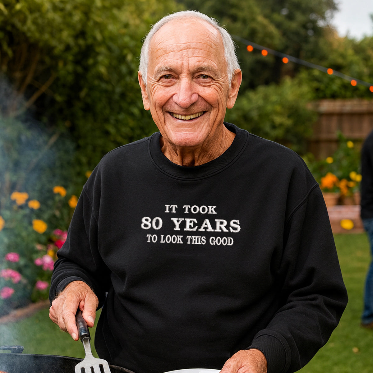 Custom Birthday Embroidered Sweatshirt It Took 80 Years To Look This Good Funny Personalized Age Gift - Custom Years Birthday Outfit - 80th Birthday Gift