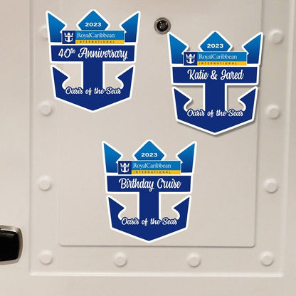 Royal Cruise Door Magnets Caribbean | Personalized Caribbean Royal Cruise Door Cruise Magnets | Cruise Door Anchor Magnet Sign il_794xN.5109306030_5hmr.jpg