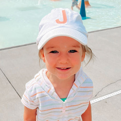 Custom Single Initial Youth Baseball Cap | Custom Embroidered Hat for Kids | Summer Hat | Gift for Kids | Kids' Accessories