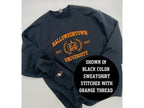 Embroidered Halloween embroidery sweatshirt/Halloweentown sweatshirt, sleeve spooky, ghost, Y2K Style Embroidered Crewneck| Pumpkin Shirt