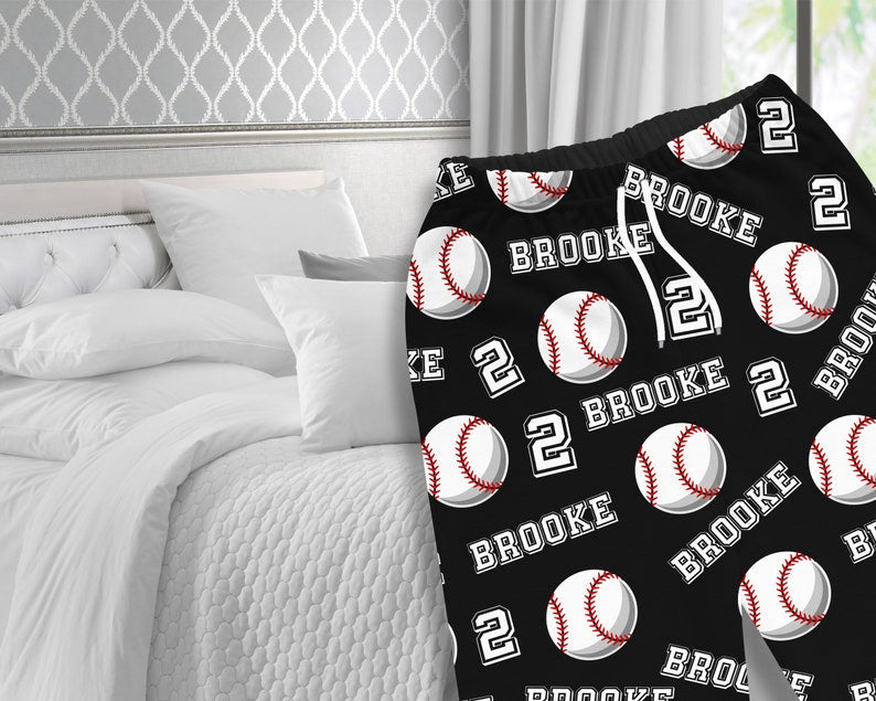 Personalized Baseball Pajama, Sports gift, baseball pajama gift, gift for baseball player, team gift, baseball team gift, custom pajama il_794xN.5286346929_n9jl.jpg