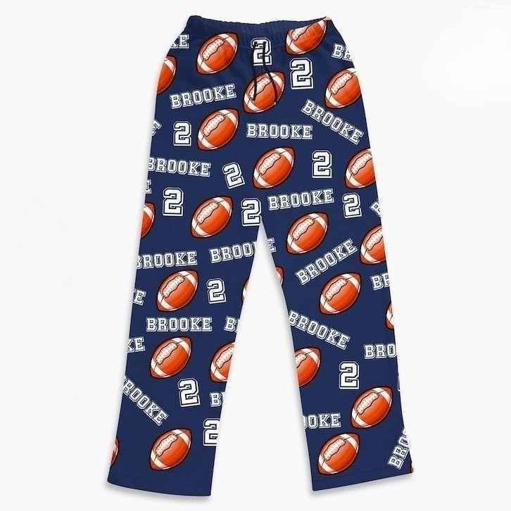 Football Pajama, Sports gift, football gift, gift for football player, football team gift, pajamas and t-shirts. il_794xN.5288562705_aqb8_1_1.jpg