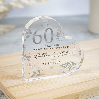 Personalised 60th Wedding Anniversary Gift, Diamond Anniversary Plaque, Anniversary Gifts, 60th Anniversary Gift for Husband Wife Parents il_794xN.5326628868_21j0.jpg