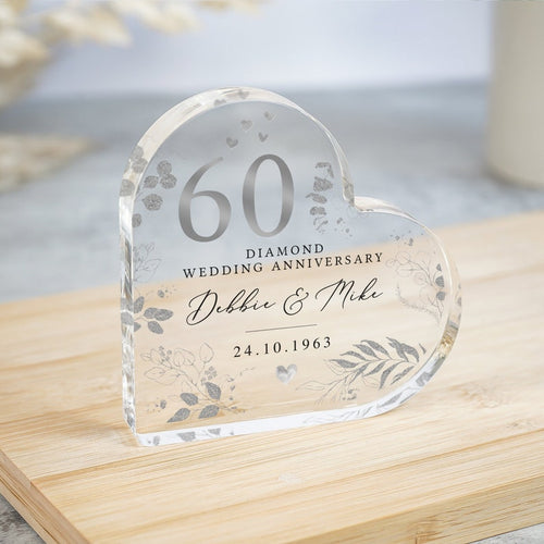 Personalised 60th Wedding Anniversary Gift, Diamond Anniversary Plaque, Anniversary Gifts, 60th Anniversary Gift for Husband Wife Parents il_794xN.5326628868_21j0.jpg