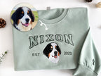 Pet Embroidered Sweatshirt, Embroidered Dog Hoodie, Custom Dog Face Embroidered Sweatshirt From Photo, Pet Lovers Gift, Mother Day Gift il_794xN.5344528047_h5w9.jpg?v=1743397381