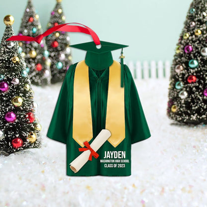 Graduation Ornaments, Personalized Graduation Gown Flat Ornament, Graduation Keepsake, Gifts for Graduate Him Her Friends il_794xN.5358442578_owl0.jpg