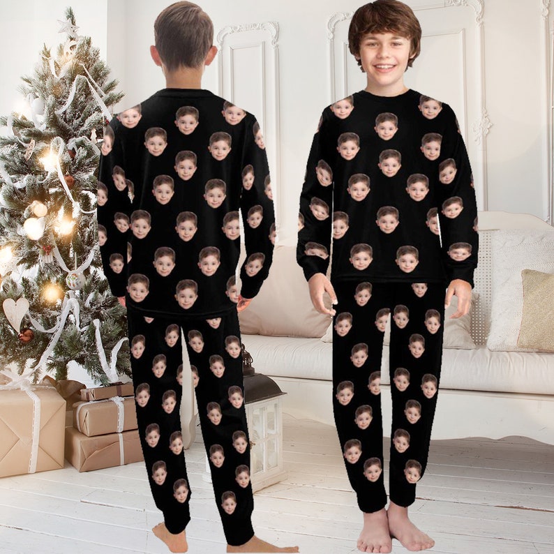 Custom Pajama Set with Picture, Personalized Family Pajamas with Photo, Custom Family Christmas pajamas with Face, Bachelorette Party Pajama il_794xN.5361022254_pwdo.jpg