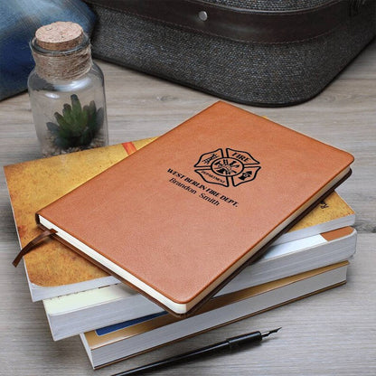 Firefighter Gift, Fire Fighter Journal, Firefighter Personalized Leather Journal, Fireman Gift, Fireman Notebook, Firemen Journal il_794xN.5368346216_j8oo.jpg