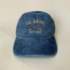 United States Army Retired Embroidered Dad Hat Military Veteran Baseball Cap, Army Retirement Gift, Patriotic Washed Cotton Unisex Casual Cap