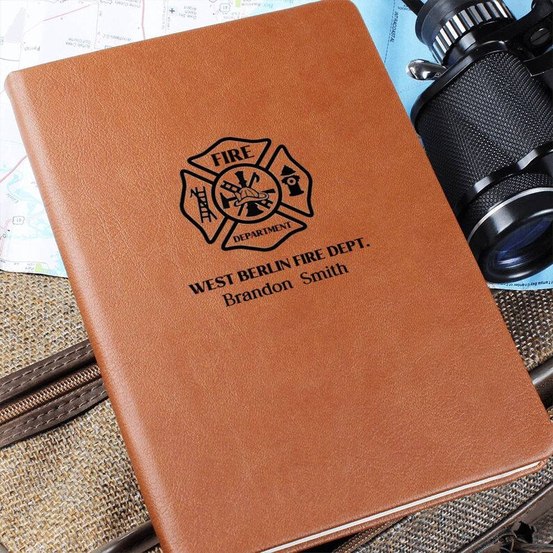 Firefighter Gift, Fire Fighter Journal, Firefighter Personalized Leather Journal, Fireman Gift, Fireman Notebook, Firemen Journal il_794xN.5416513965_1jeo.jpg