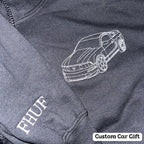 Custom Embroidered Car Outline Sweatshirt From Your Photo, Embroidered Car Hoodie, Custom Car Sweater, Car Lover Hoodie or Tee il_794xN.5418060918_1jz7.jpg?v=1743397354