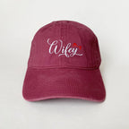 Couples Embroidered Baseball Caps Matching Hubby & Wifey Hats, Adjustable Hat, Cute Anniversary Gift for Husband and Wife