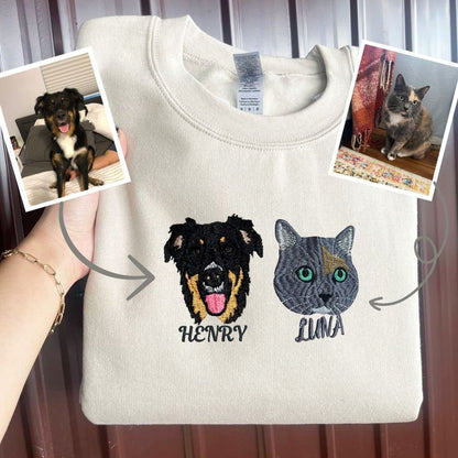 Personalized embroidered custom pet with photo shirt - Handmade shirt il_794xN.5468876063_stzm.jpg