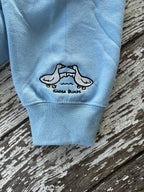Embroidered Goose Bumps Sweatshirts | Goose Bumps Embroidery Crewneck | Funny Sweatshirts | Unisex Goose Embroidered | Animal Crewneck