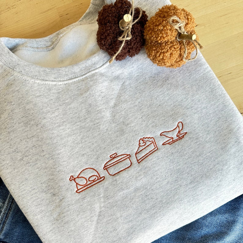 ON SALE!! Thanksgiving Icon Crewneck Gemma Sweatshirt | Thanksgiving Sweatshirt | Thanksgiving Shirt | Fall Sweatshirt | Fall Shirt