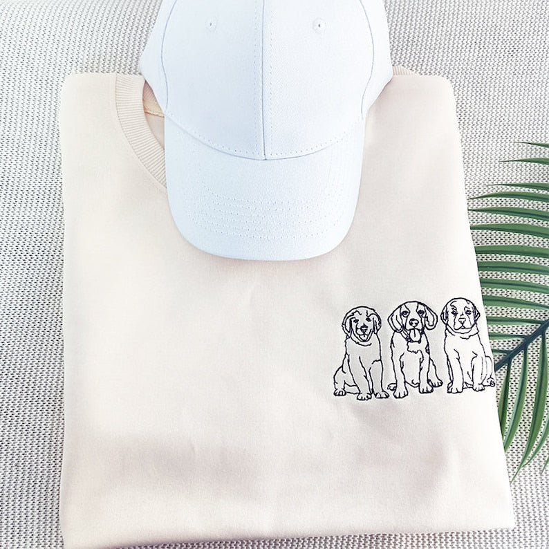 Personalized embroidered custom pet with photo shirt - Handmade shirt il_794xN.5535381054_e7c1.jpg