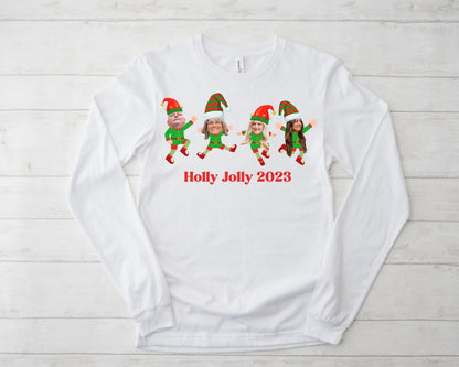 Family Custom Face Christmas Shirt Ugly Christmas Elf Face Custom Shirts Christmas Family Party Shirt Funny Christmas Gift Personalized il_794xN.5539456534_dh5d_abf9df65-e862-4042-bc0a-b309d1a18655.jpg
