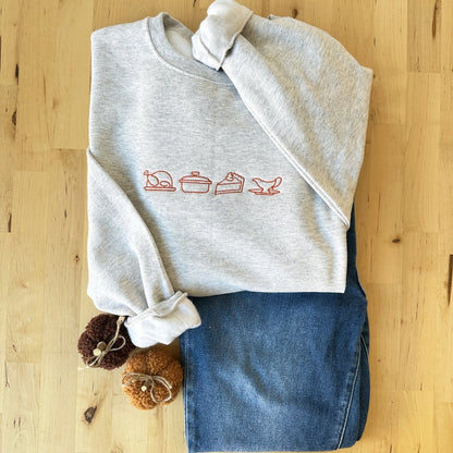 ON SALE!! Thanksgiving Icon Crewneck Gemma Sweatshirt | Thanksgiving Sweatshirt | Thanksgiving Shirt | Fall Sweatshirt | Fall Shirt