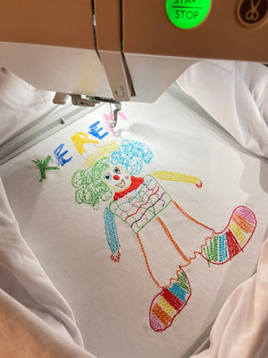 Personalized kids drawing artwork shirt - Embroidered custom photo shirt - Handmade shirt il_794xN.5559624680_7w7q.jpg