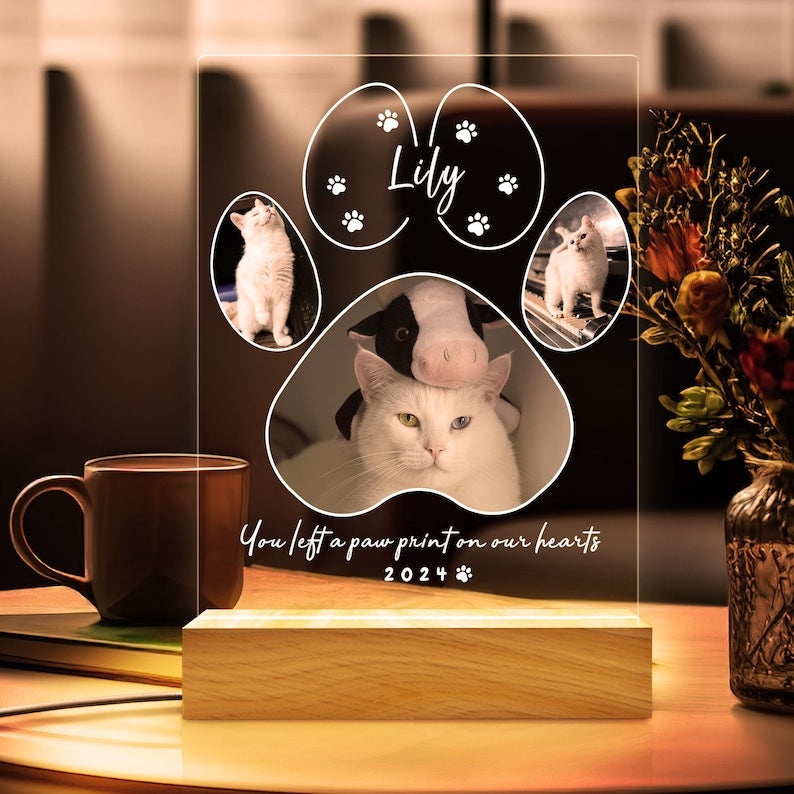 Custom Personalized Pet Photo LED Wooden Base Pet Memorial Frame, Gifts for Pets, Cat Dog Loss Gift il_794xN.5659600544_jwn0.jpg