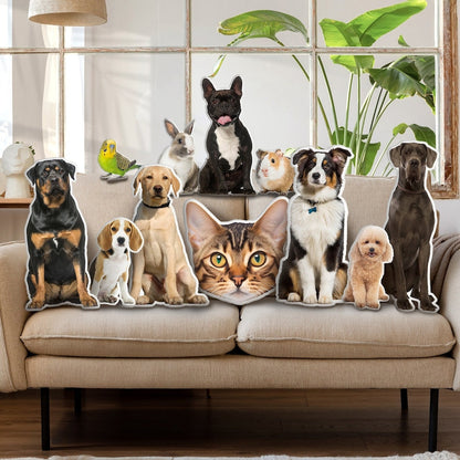 Dog Picture Pillow Custom Pet Pillow Dog Pillows Gift Custom 3D Pet Pillow from Photo | Personalized Dog/Cat Shaped Throw Pillow il_794xN.5687010848_7g07.jpg