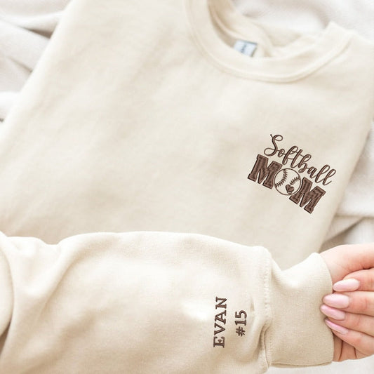 Custom Embroidered Softball Mom Shirt, Softball Mom Shirt with Name and Number on Sleeve, Proud Senior Softball Mom il_794xN.5736355384_1ge7.jpg