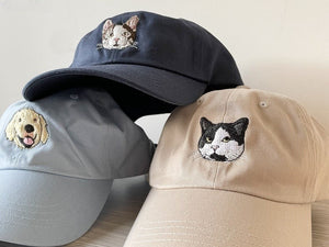 Custom Embroidered Cat Hat, Personalized Baseball Cap Using Your Cat Photo il_794xN.5746904740_dwos_1.jpg