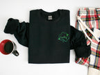 Embroidered St Patricks Day Sweatshirt, Embroidered Lucky Sweatshirt, Embroidered Clover Shirt, Lucky Shirt, Embroidered St Patricks Day Tee il_794xN.5746968460_eo72.jpg