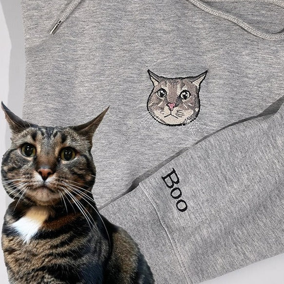 Personalized Embroidered Custom Cat Face with photo Hoodie il_794xN.5752329507_hixz.jpg?v=1743397314