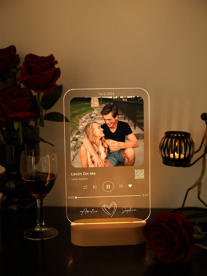 Custom acrylic music plaque, Couples Gift, unique Wedding LED plaque,acrylic plaque with photo,custom picture frames,song picture frame il_794xN.5775673611_c8mj.jpg