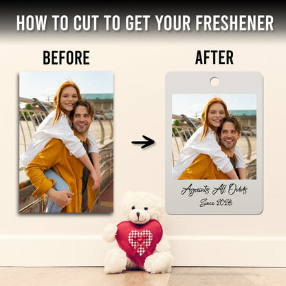 Custom Car Air Freshener Personalize Gift | Air Freshener Custom from Photo | Personalize Car Accessory Gift for him Couple Gift il_794xN.5793593504_ri6s.jpg