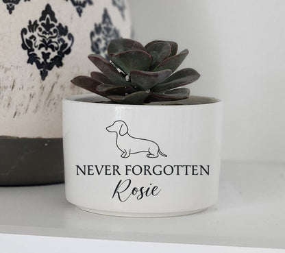Pet memorial planter, dog memorial, loss of pet gift, personalized gift flower pot, custom dog breed loss of dog, pet memorial gift il_794xN.5810226590_h0vw.jpg