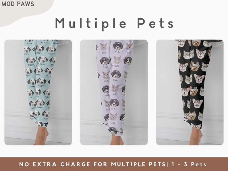 Custom Pet Pajamas Using Pet Photo + Name Personalized Dog Pajamas Custom Cat Pyjamas Dog Pjs Cat Pajamas for Women Puppy Christmas Pajamas il_794xN.5818152582_nc3p.jpg