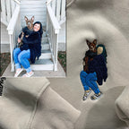 Custom Embroidered Sweatshirt, Personalized Embroidered Shirt, Embroidered Sweatshirt Gifts, Gift For Mom, Gift For Her, Couple Giftsca.