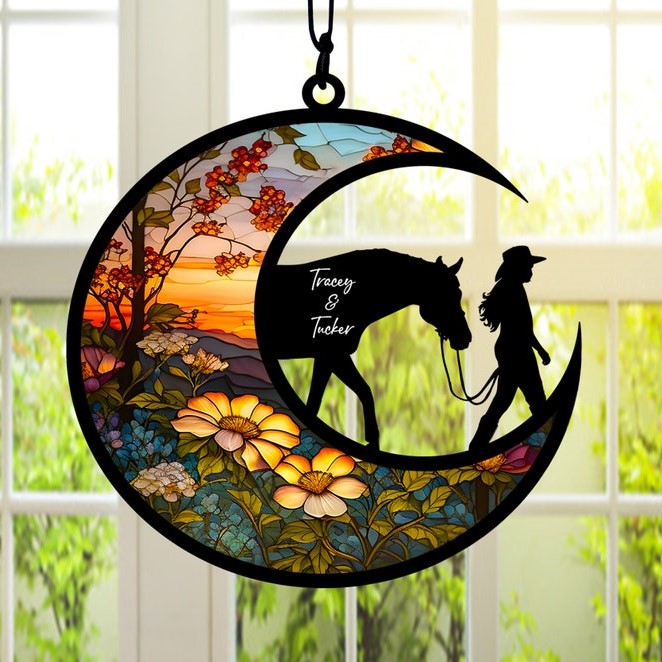 Horse Acrylic Suncatcher, Horse Memorial Suncatcher Ornament, Personalized Horse Loss Gift, Custom Horse Name Sign, Horse Memorial Gift il_794xN.5832366422_qhb6_1_7258dad1-e4d6-4424-9623-c8c88e52b70a.jpg