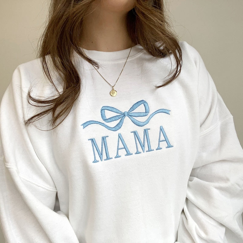 Cute and Trendy Mama Bow Embroidered Gemma Crewneck Sweatshirt | Personalized Crewneck Pullover | MAMA Sweatshirt | Mother's Day Gift Idea il_794xN.5833175438_fcl0.jpg