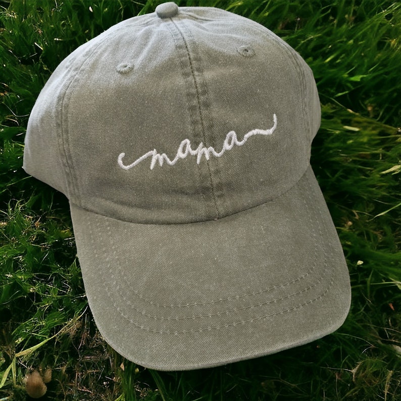 Embroidered Mama, Gigi, Grandma, Mommy, Nana Baseball Cap - Mama Hat, Gigi Hat - Custom Mother's Day Gift - Personalized Gifts - Custom Hat